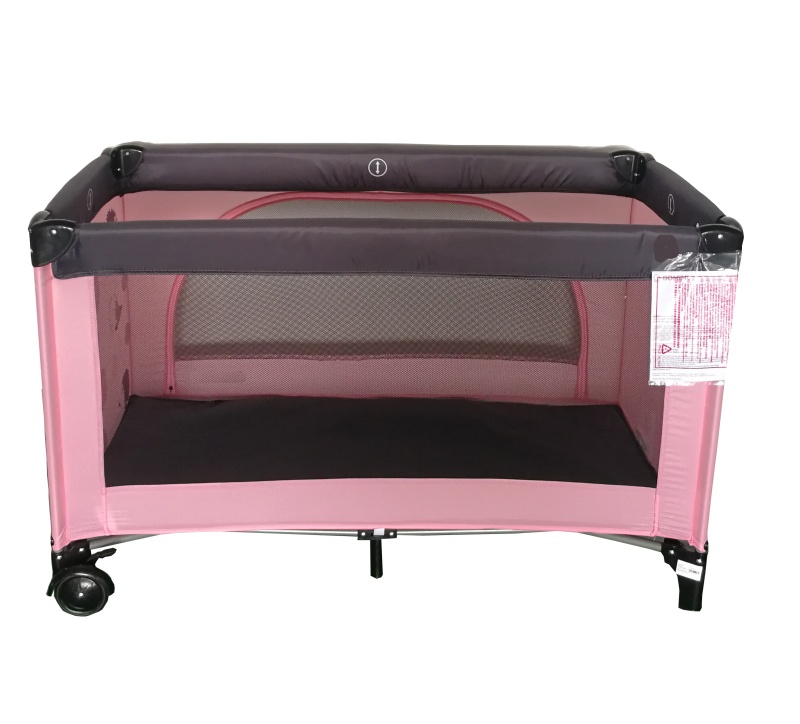 Neues Produkt, rosafarbenes Kinderbett, Baby-Reisebett für Mädchen