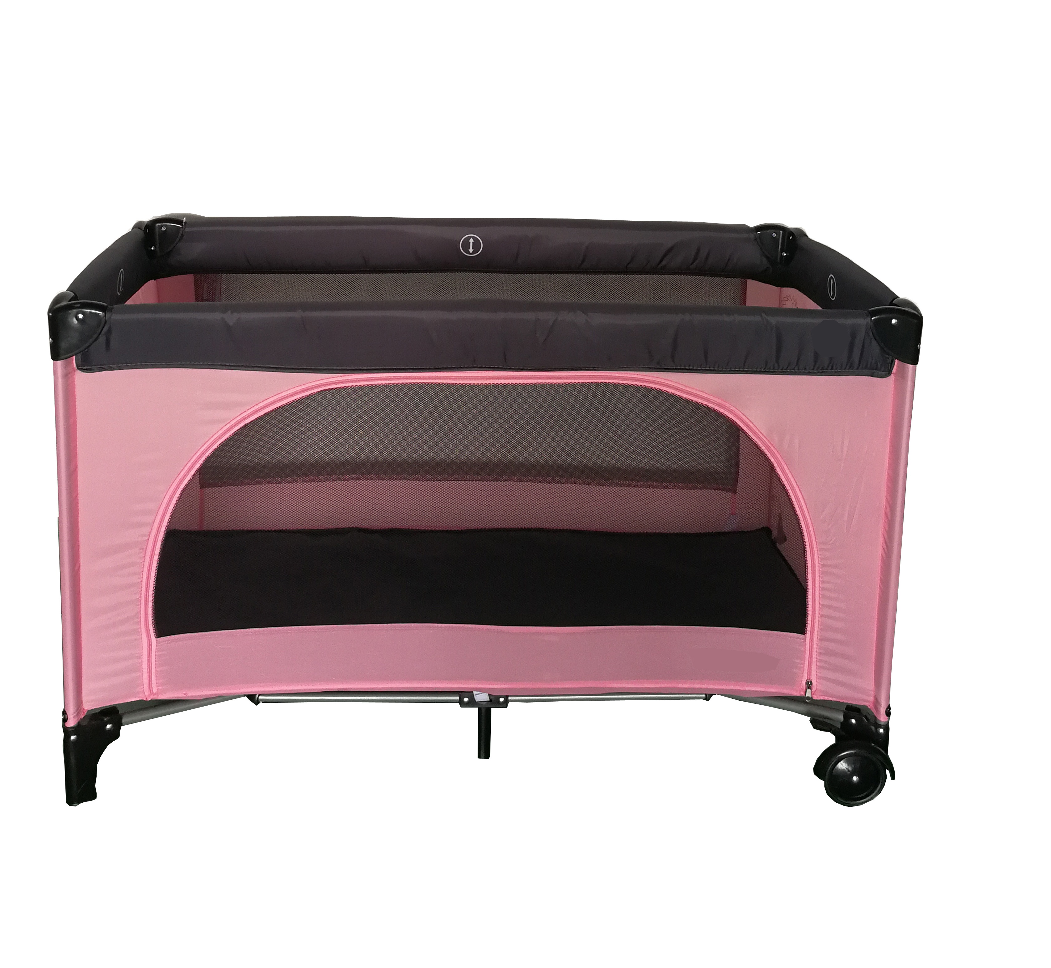 High quality New product pink kids' cribs baby travel cot for girl