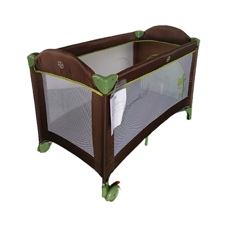 Brauner Laufstall für Babybetten, Babyspielplatz