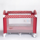 Red kids' crib double lalyer baby travel cot