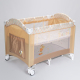 Red kids' crib double lalyer baby travel cot