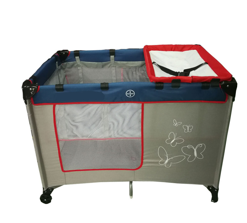 Graue Babybetten, Babyzaun, Kinderspielplatz