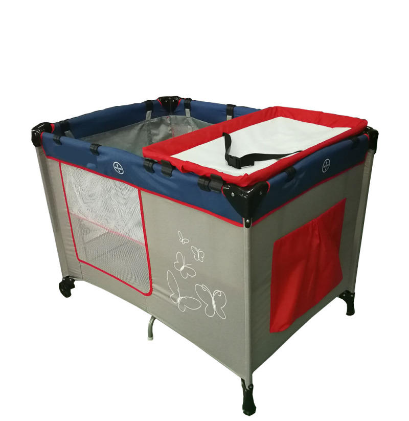 Graue Babybetten, Babyzaun, Kinderspielplatz