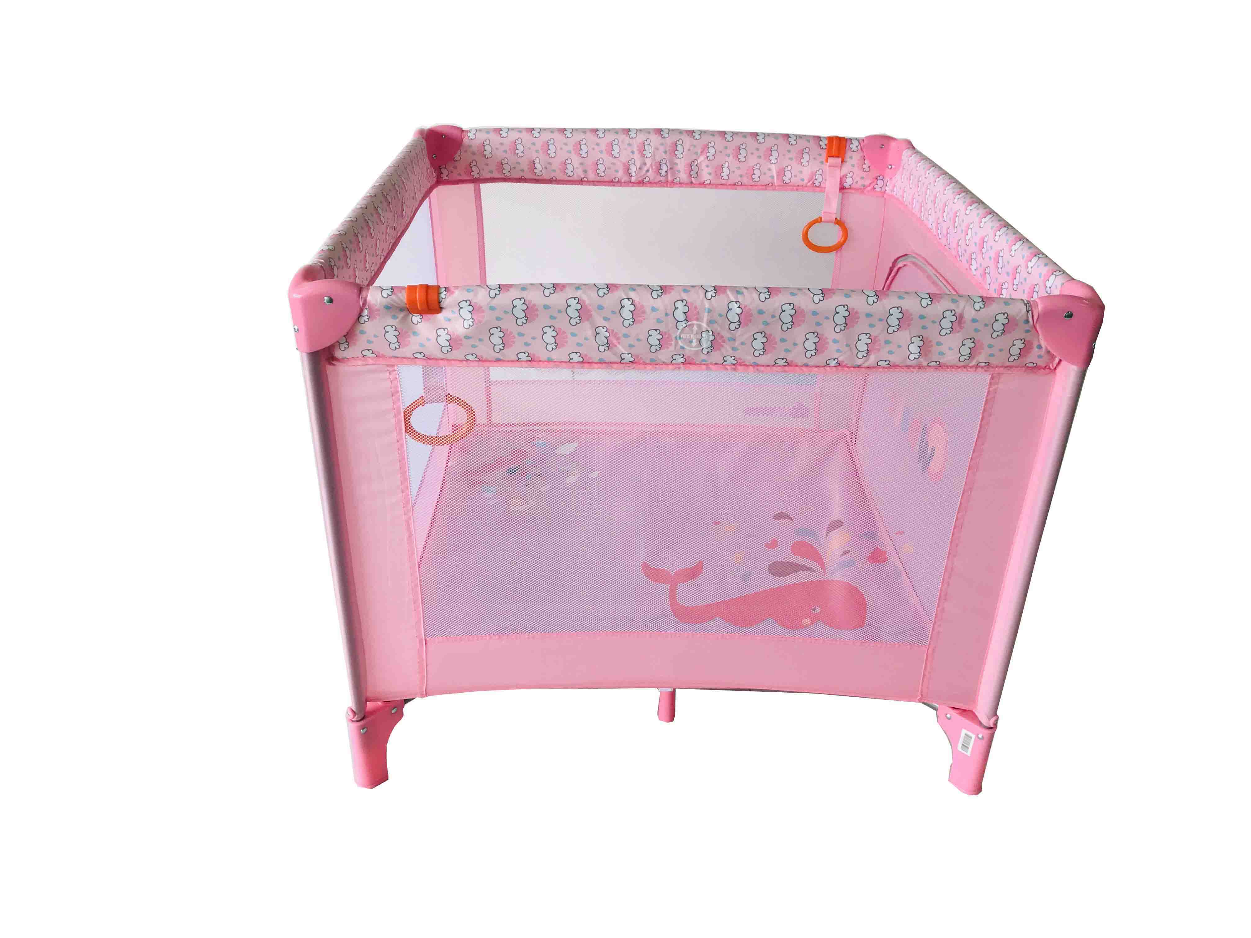 pink square playpen large baby fence play yard Factory