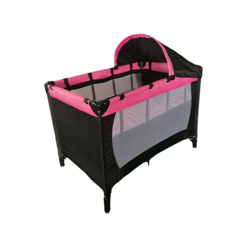 Schwarzes Reisebett für Kinderbetten