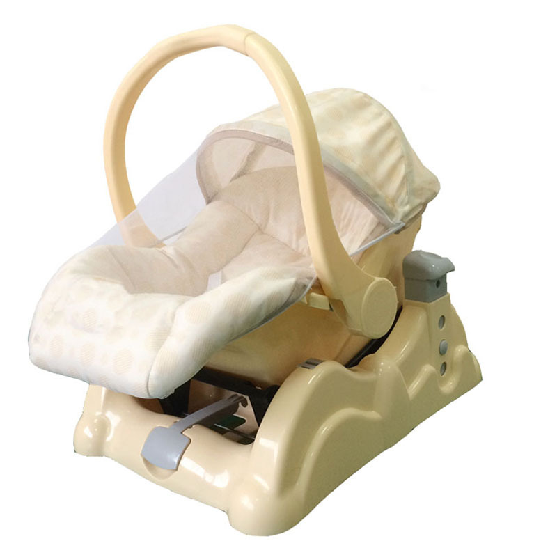 حاملة أطفال لمهد الأطفال باللون الوردي