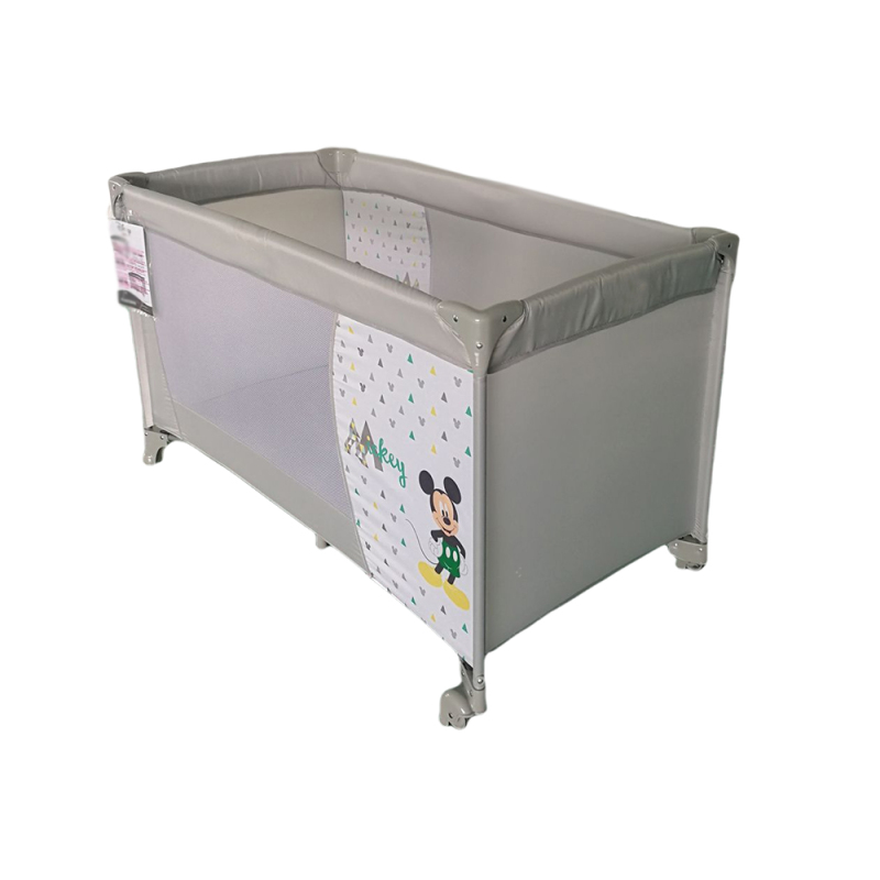 Parc pour enfants Disney pour lit de voyage durable gris