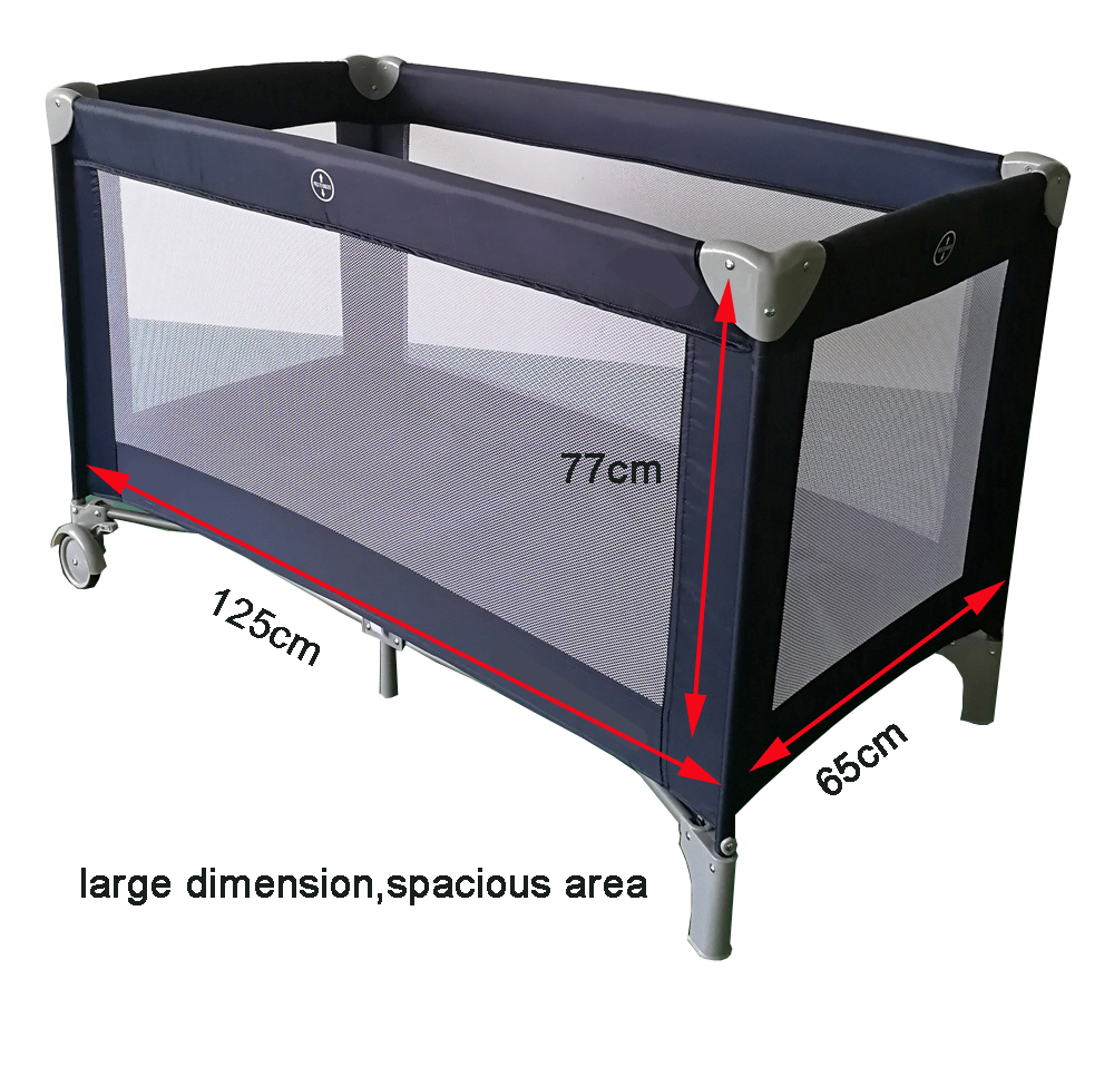 Four mesh sides playpen baby trave cot Factory