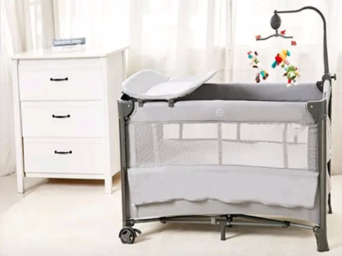 Cribs - historic baby products
