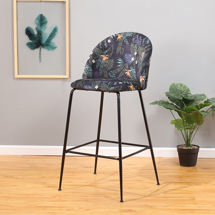 Supply Velvet Classical Counter Bar Stools Wholesale Factory TIANJIN