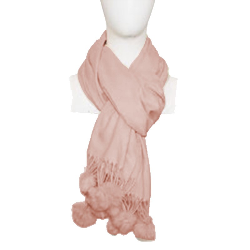 ठोस रंग फैशन कस्टम बुना हुआ स्कार्फ