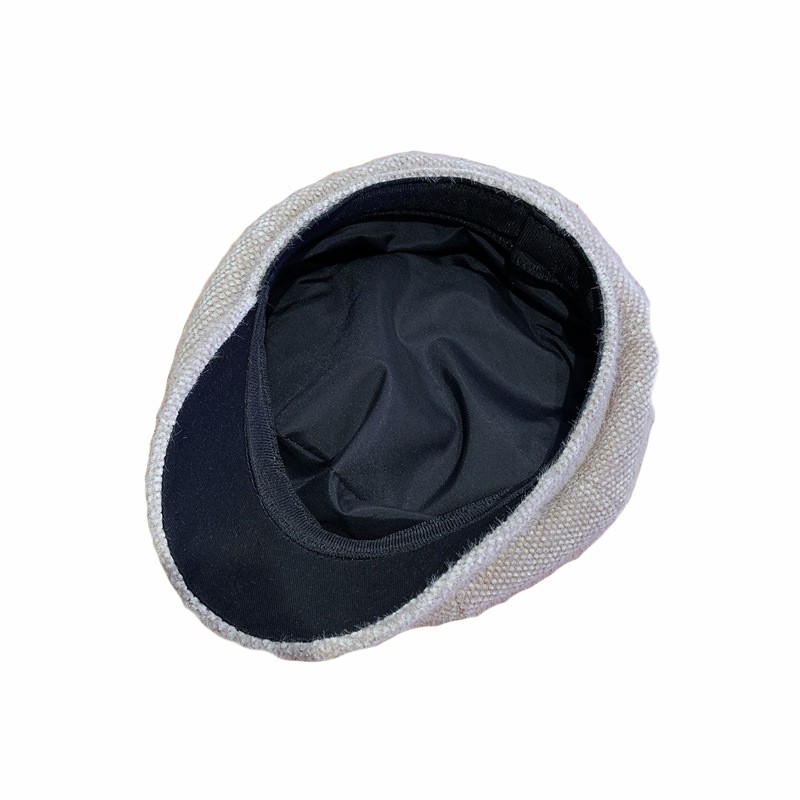 Solid Color Knit Beret Cap