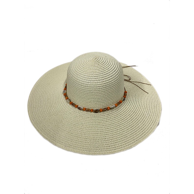 Sombrero de paja de verano para mujer