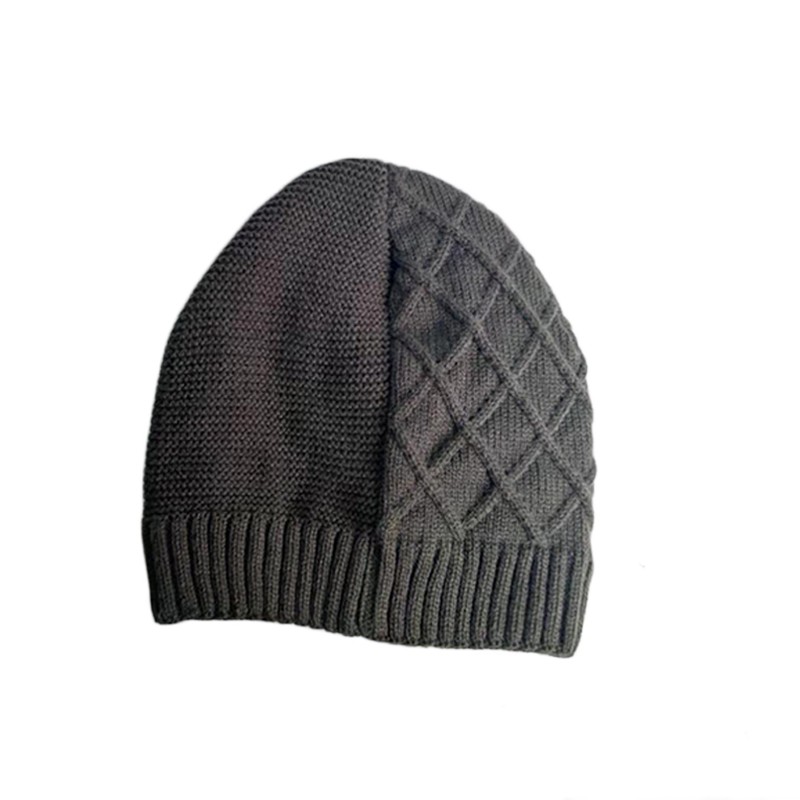Lined With Men Simple Knitted Hat