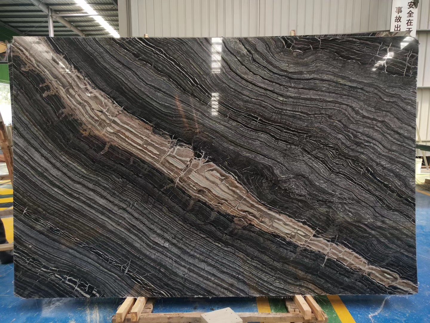 Kenya Black Wood Marble