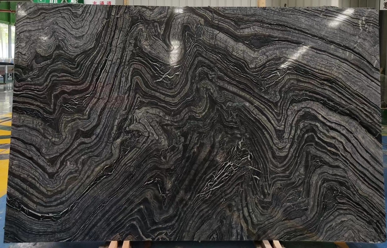 Kenya Black Wood Marble
