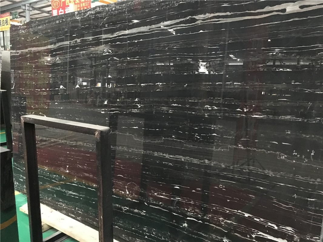 China Silver Portoro Marble