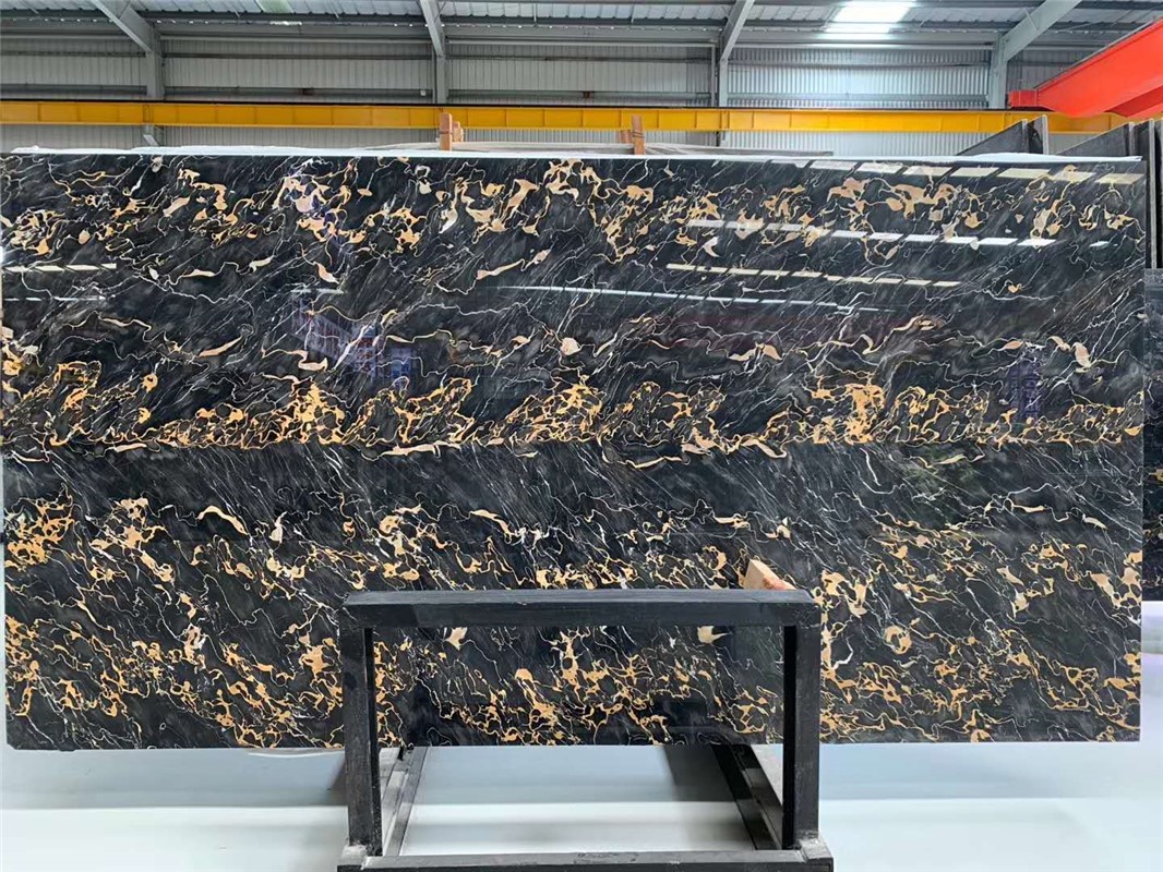 Italy Nero Portoro Marble