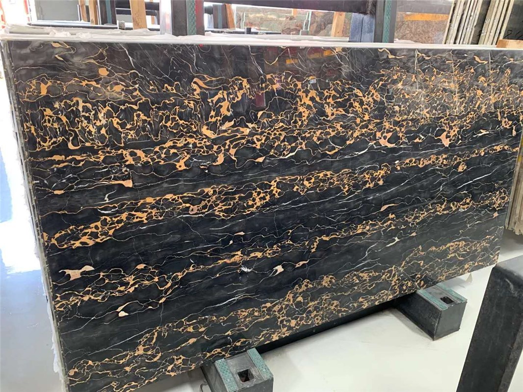 Italy Nero Portoro Marble