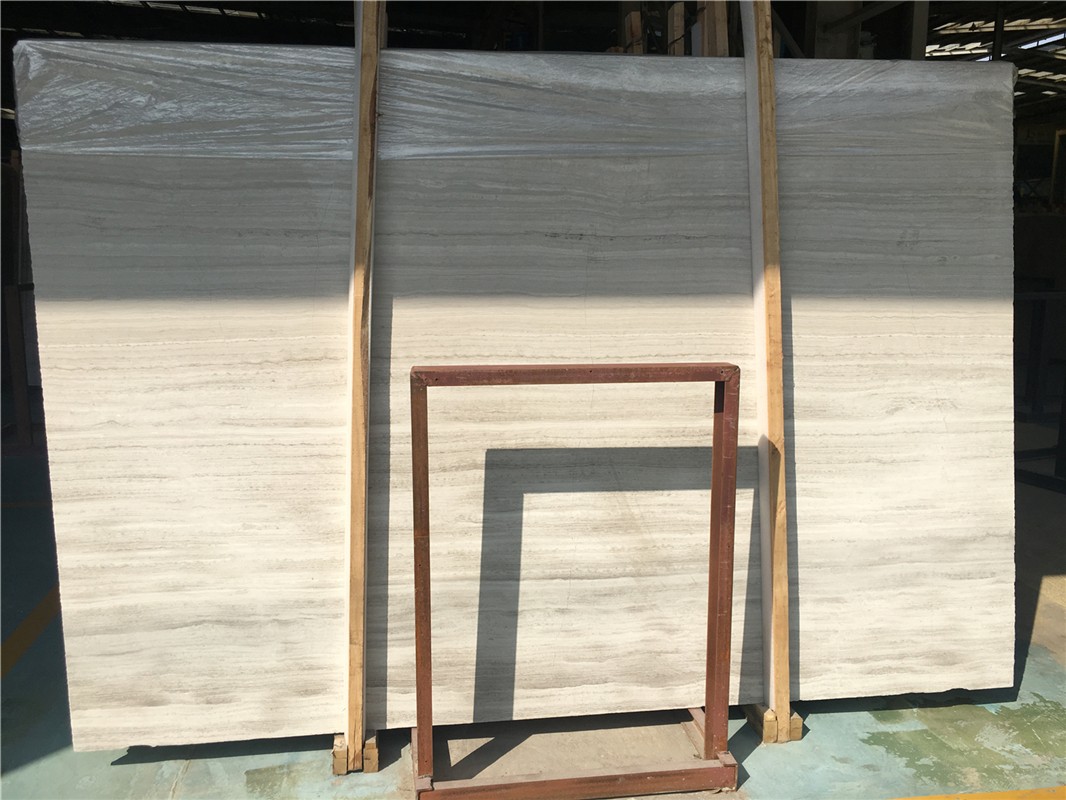 White Serpeggiante Wood Marble