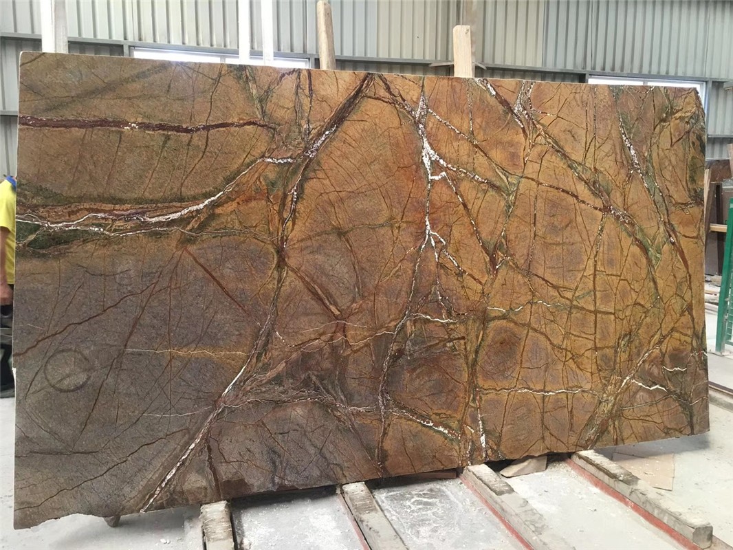 Rainforest Gold Brown Marble