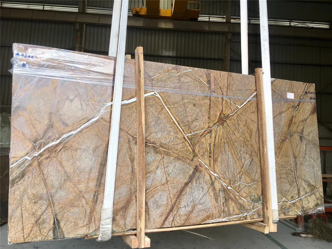 Rainforest Gold Brown Marble