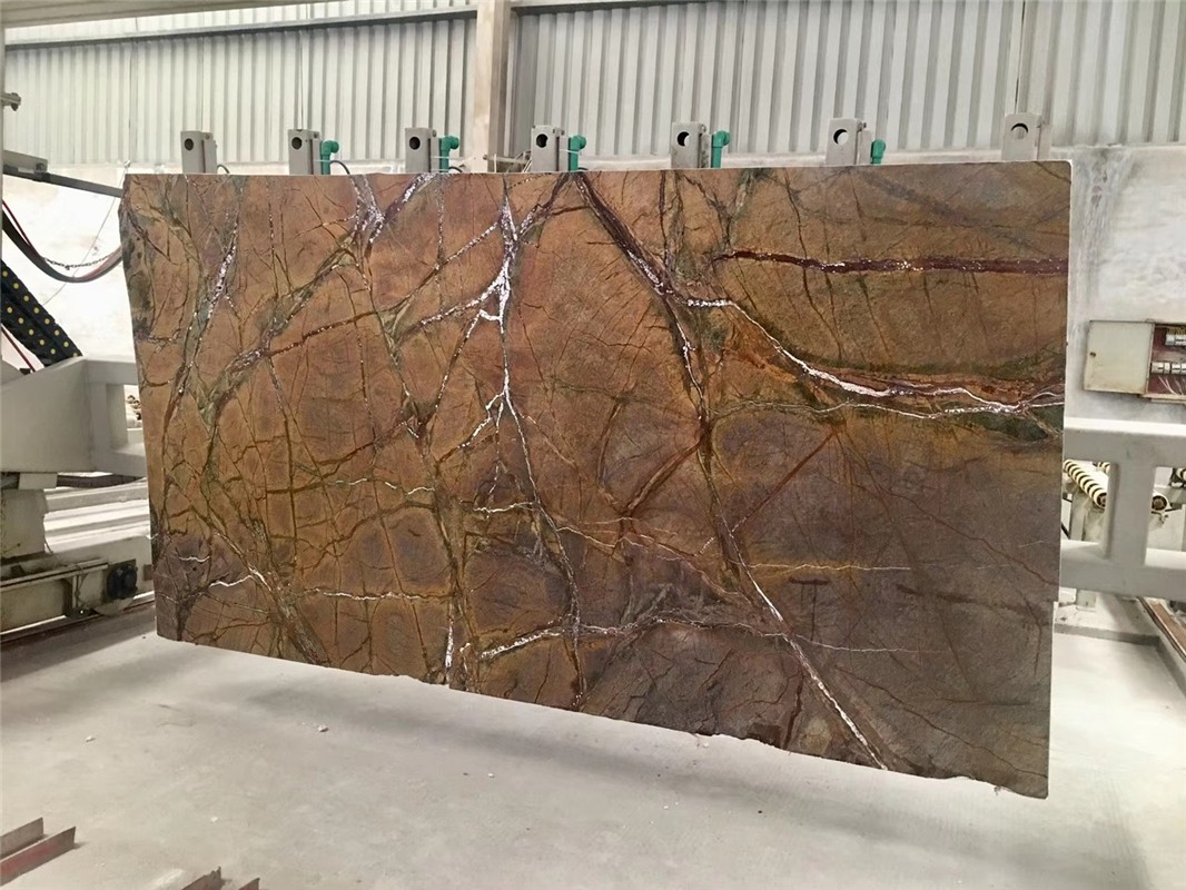 Rainforest Gold Brown Marble