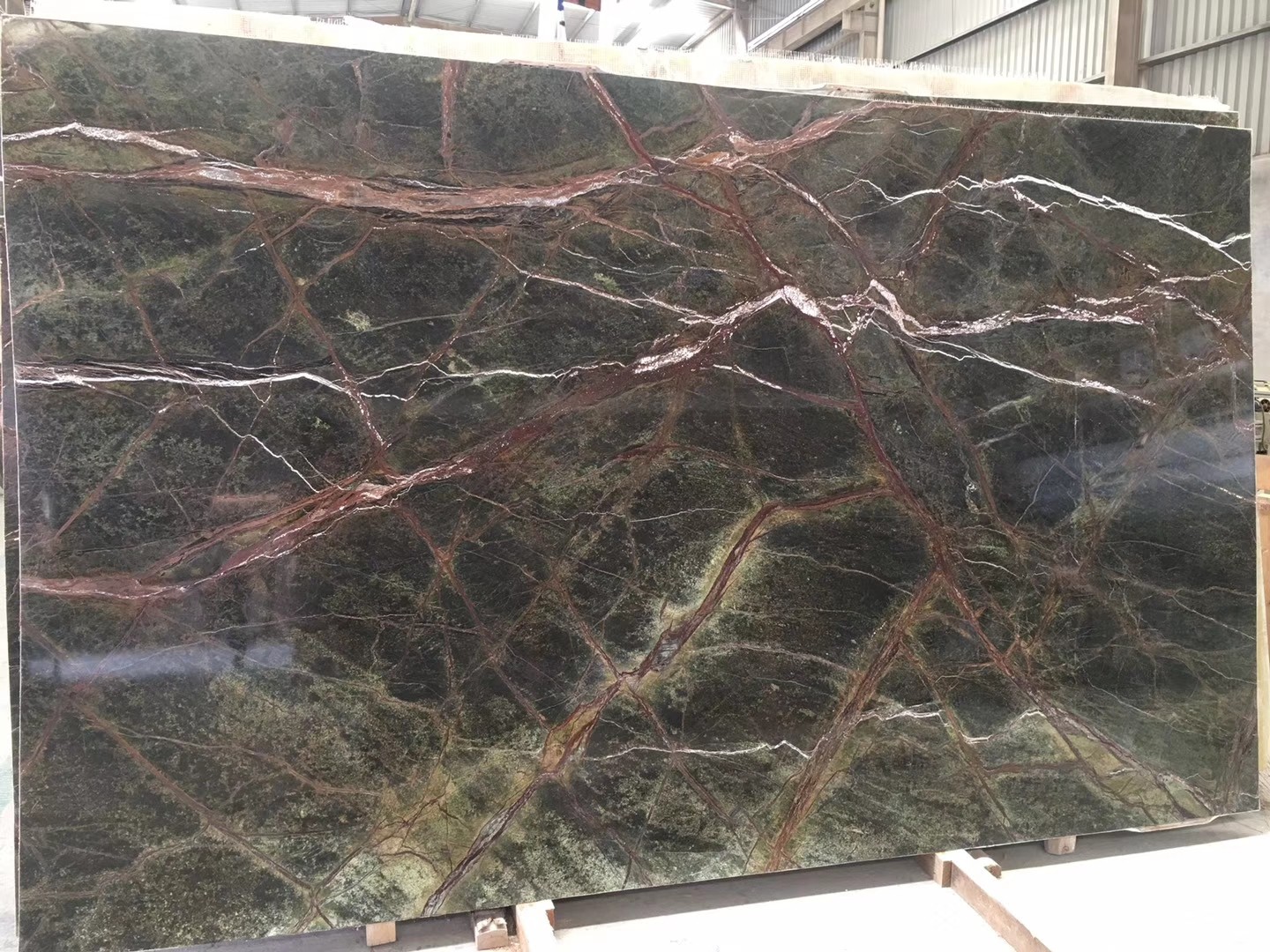 India Rainforest Green Marble