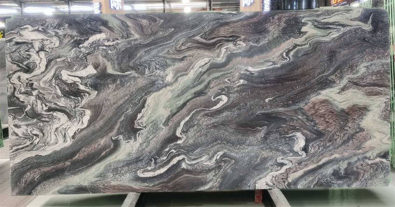 Rosso Luana Purple Marble