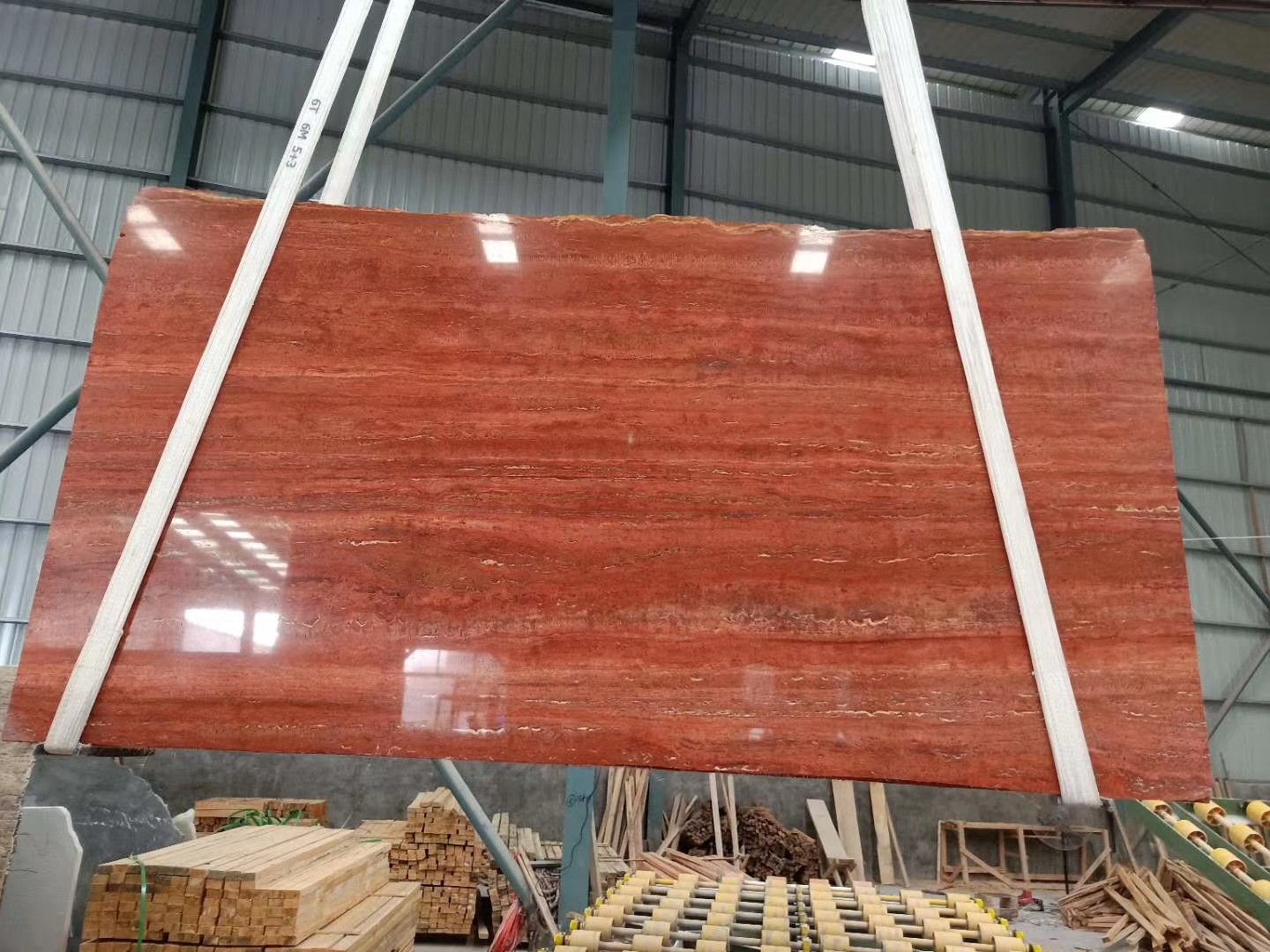 Red Travertine Marble