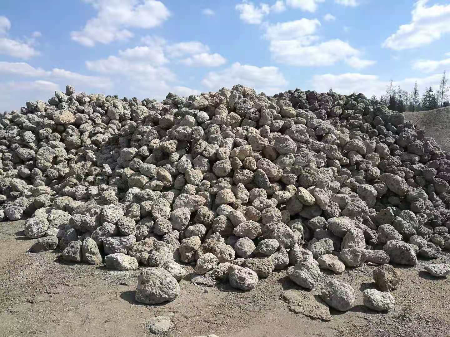 White Pumice Stone Rock