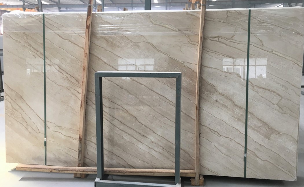 Book Matched Diano Beige Marble Slabs