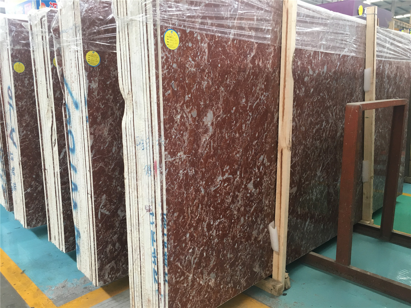 Rose Red Marble Slabs