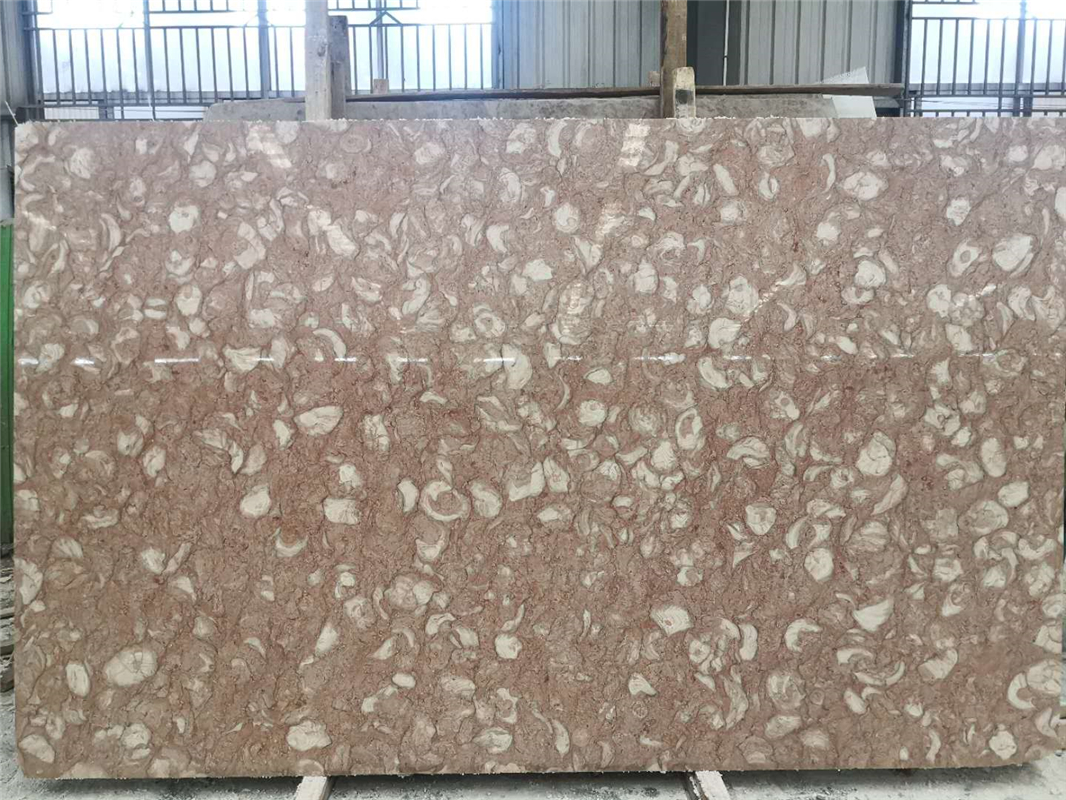 Jade Shell Pink Marble Slab