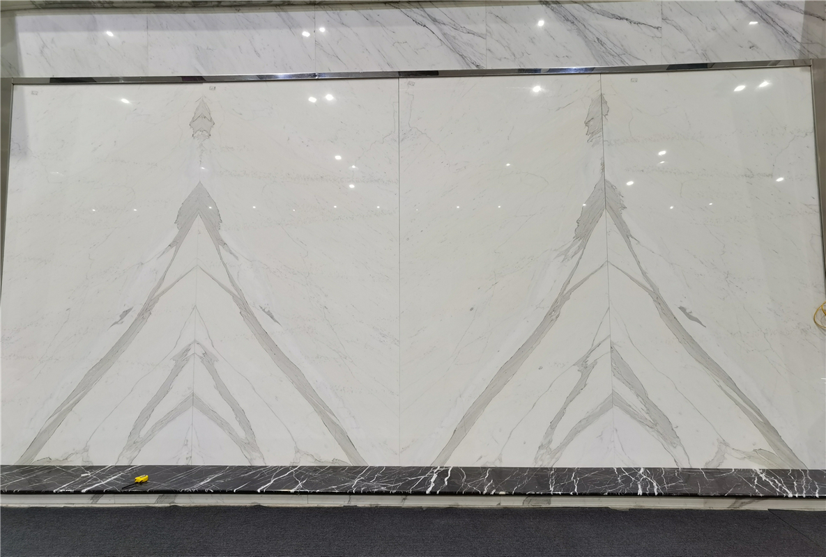 Polished Calacatta White Marble Slabs