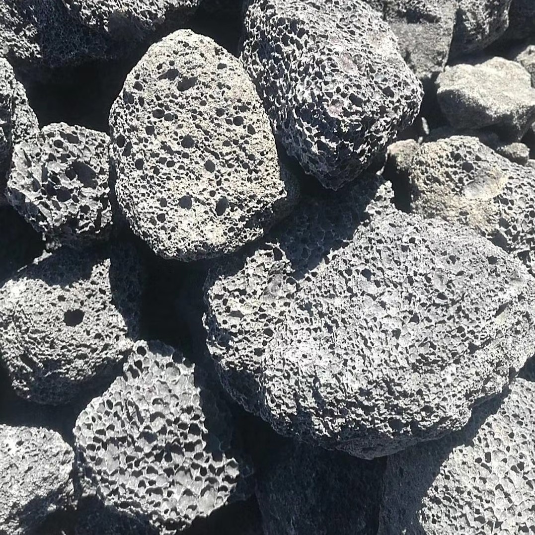 Black Volcanic Lava Rock Pumice Stone