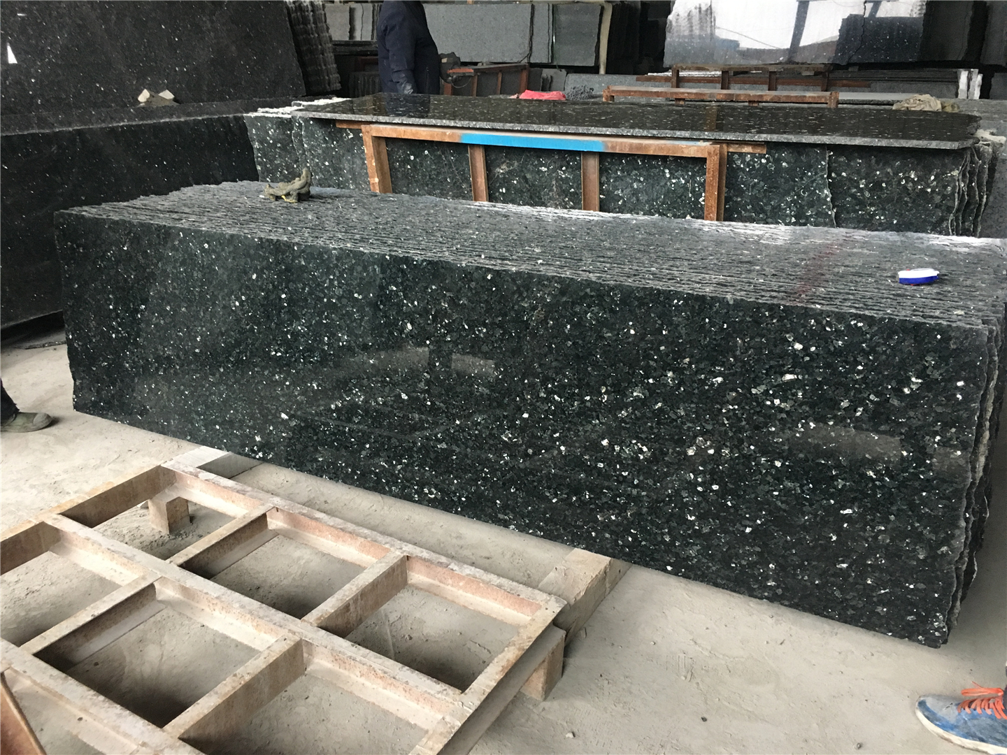 Norway Emerald Pearl Granite Slab