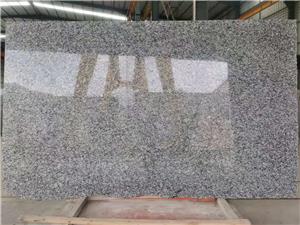 Spray White Granite Slab