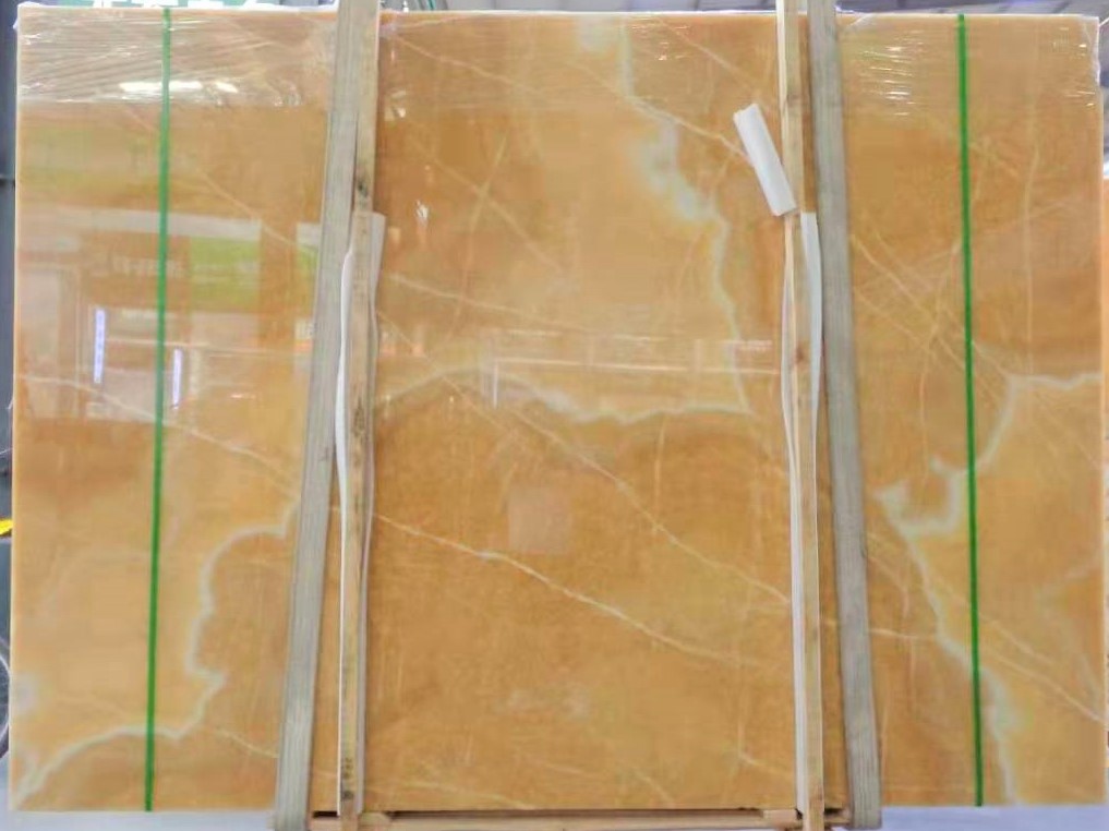 Yellow Onyx Stone Slabs