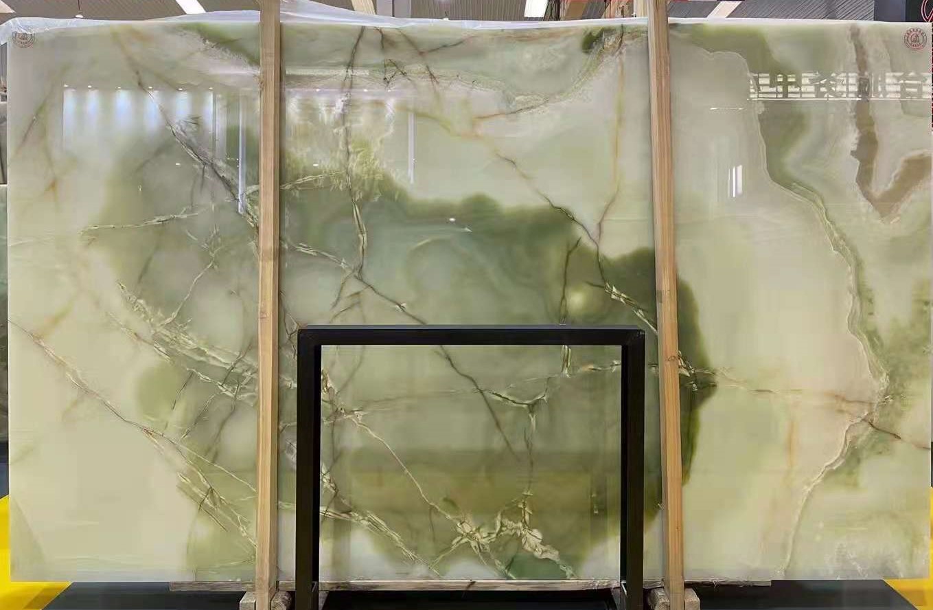 Light Green Onyx Stone Slabs