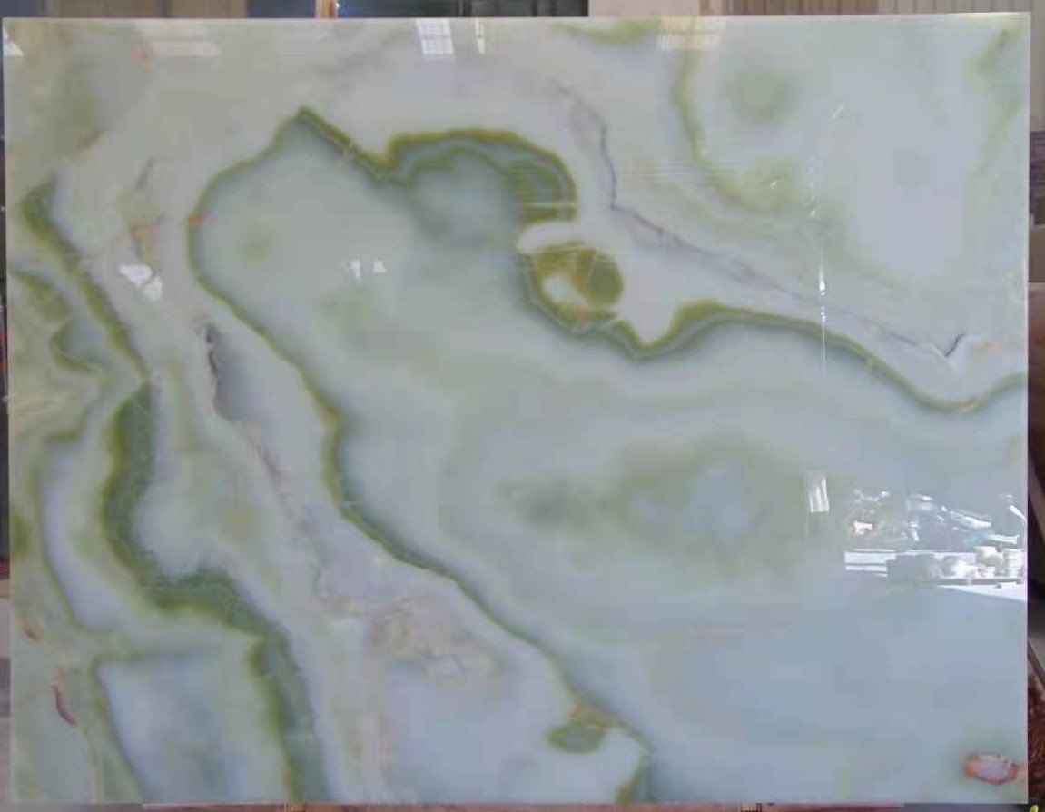 Light Green Onyx Stone Slabs