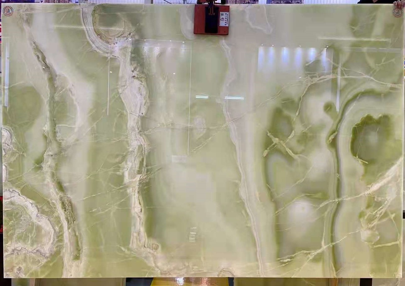 Light Green Onyx Stone Slabs