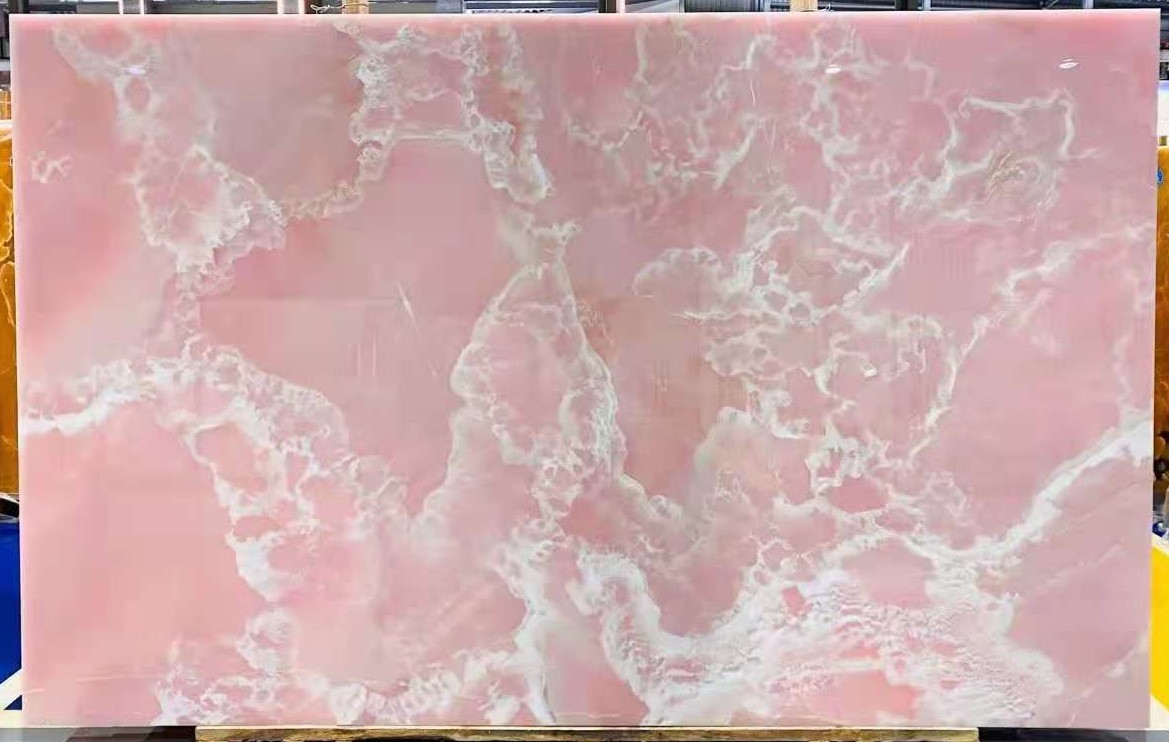 Pink Onyx Stone Slab