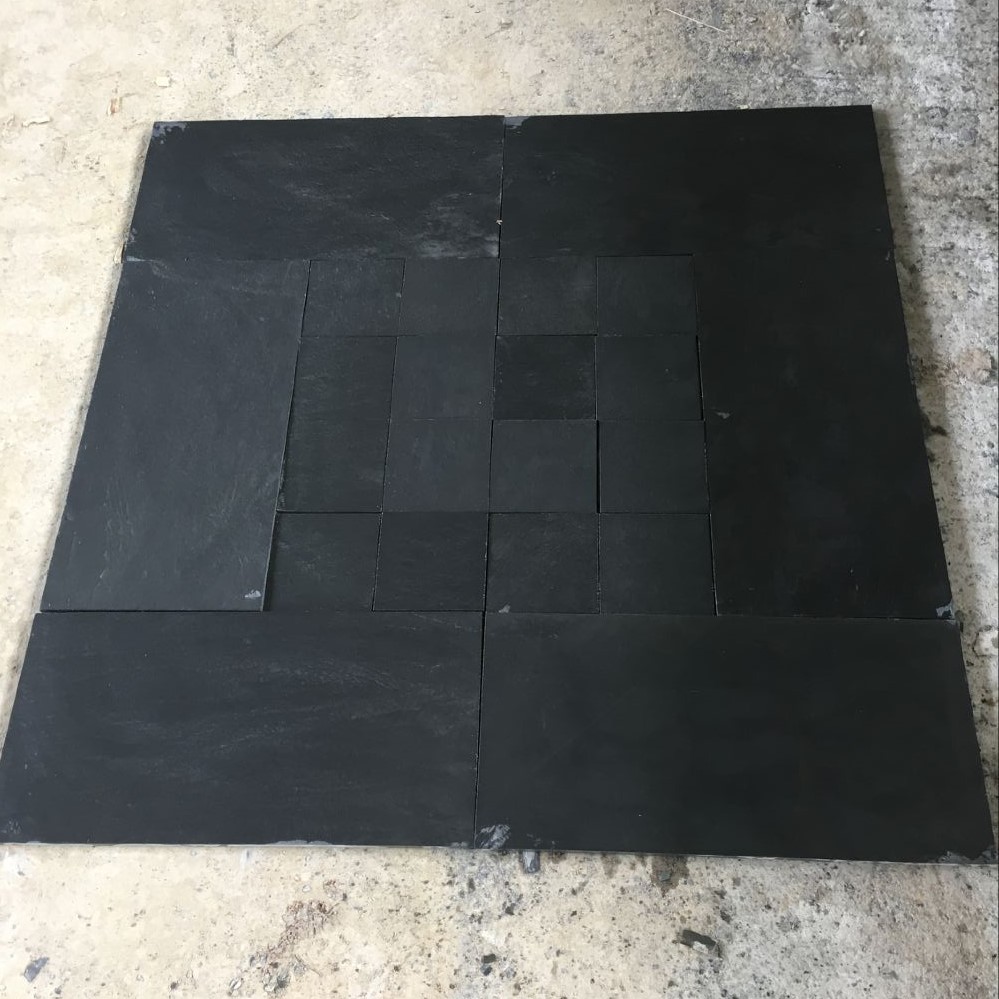 Absolute Black Slate Floor Tiles