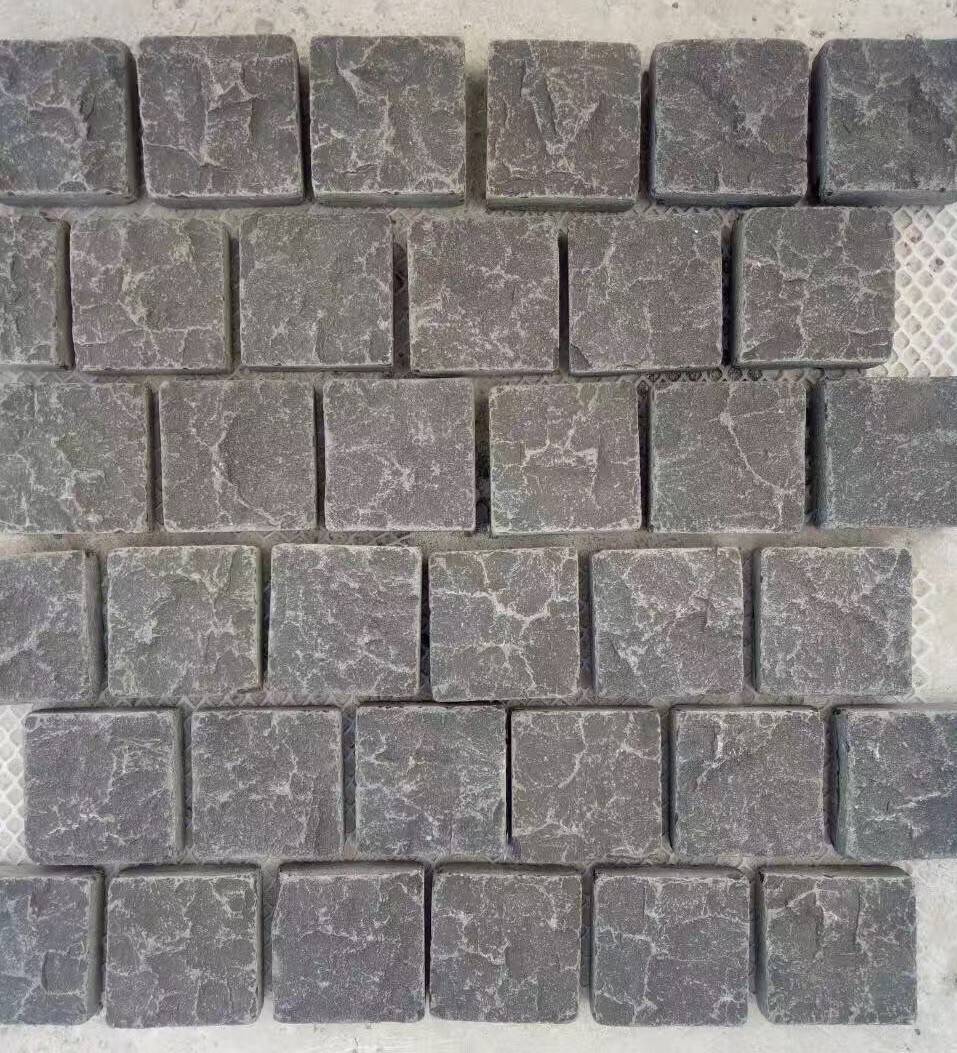 Honed Absolute Black Basalt Stone Floor Tiles