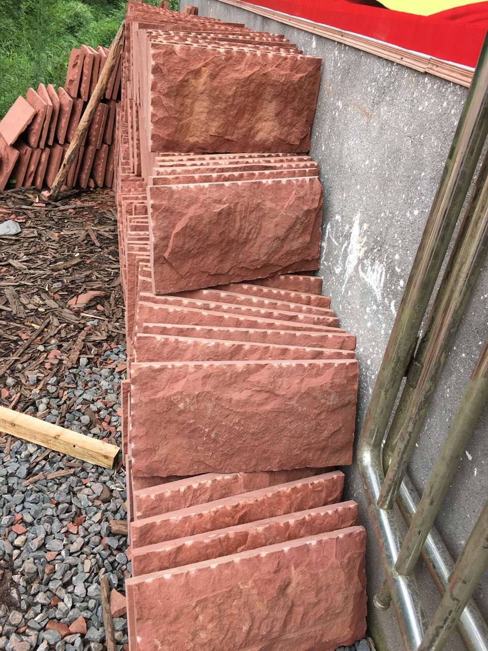 Red Sandstone Floor Tiles