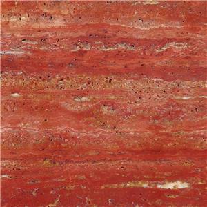 Red Travertine Marble