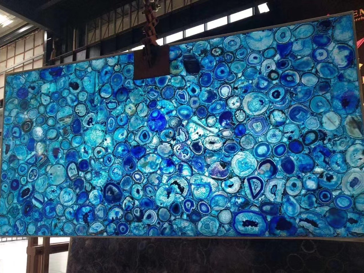 Blue Agate Slab