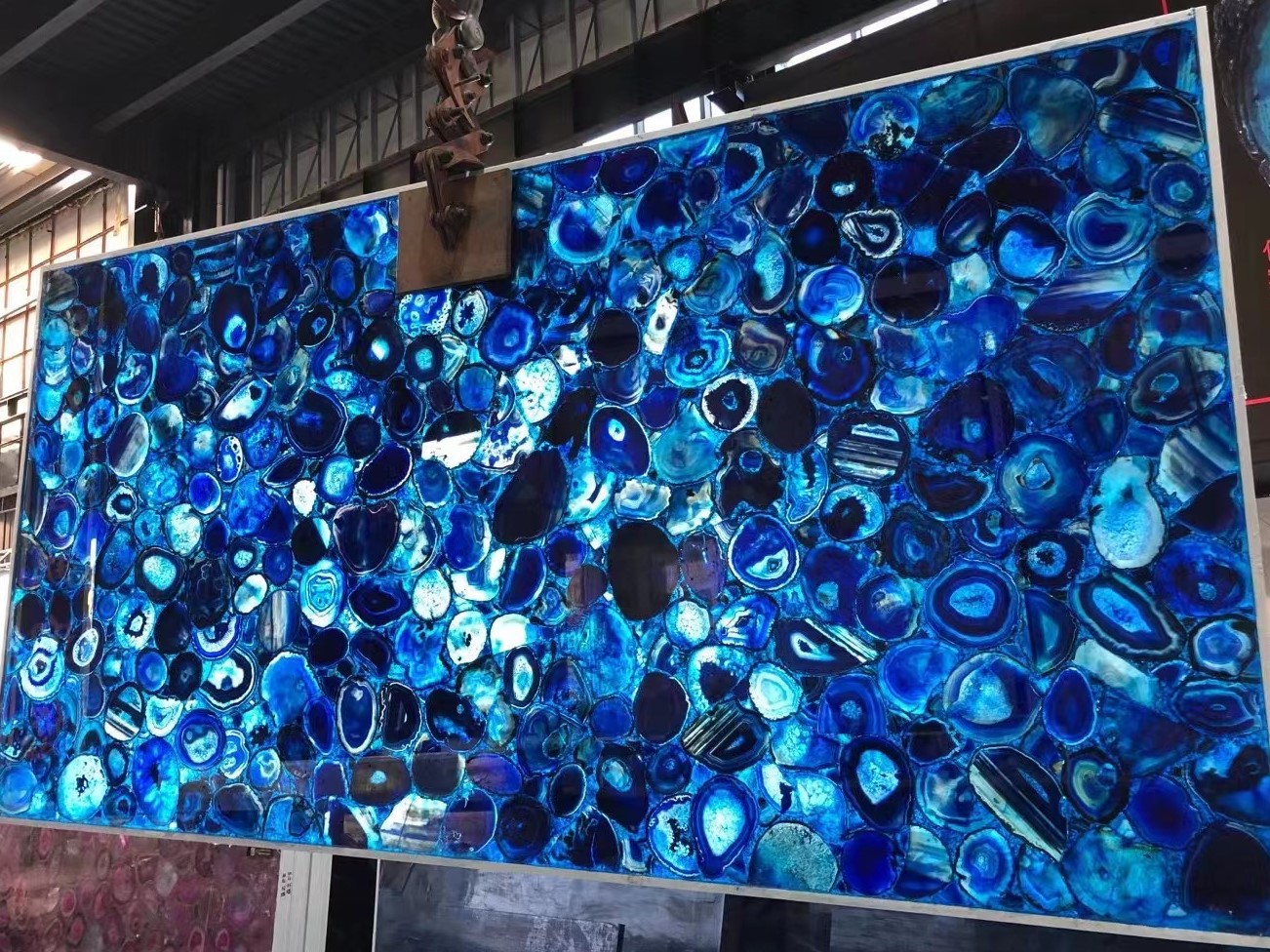 Blue Agate Slab