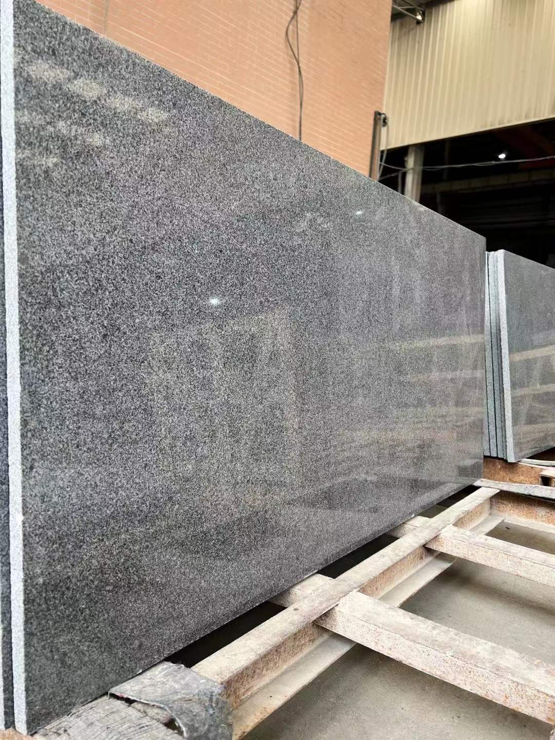 Dark Grey Granite Floor Tiles